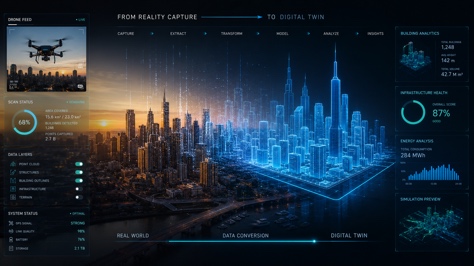 AI building detection powering urban digital twins and smart city operations